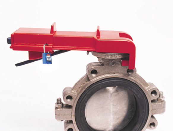 Butterfly valve lockout