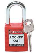 Safety Padlock with steel shackle